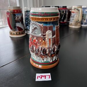 Collectible 1997 Budweiser Beer Stein